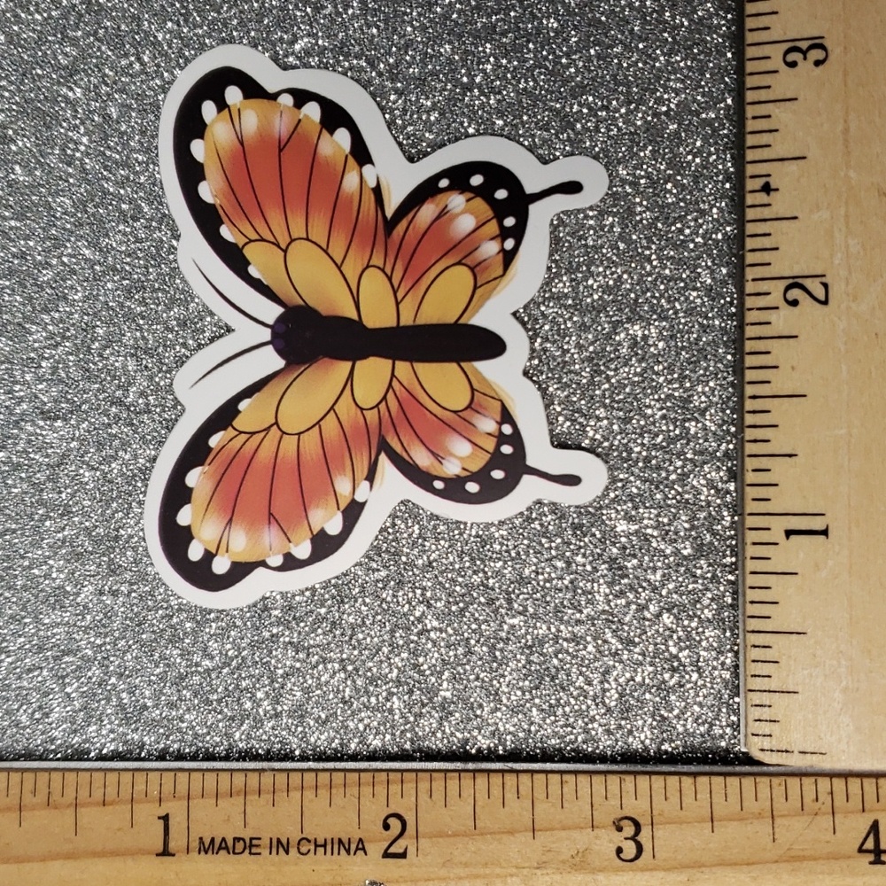NATURE WATERPOOF Sticker Butterfly - Picture 2 of 7